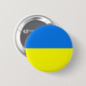 Oekraïense vlaggenButton/laptop Ronde Button 5,7 Cm (Voorkant /achterkant)