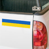 Oekraïense vlaggenkleuren bumpersticker (Op Truck)
