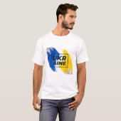  Oekraïense vlaggepride T-shirt (Voorkant volledig)