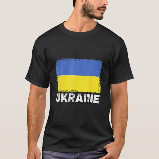  Oekraïense volksvlag T-shirt (Voorkant)
