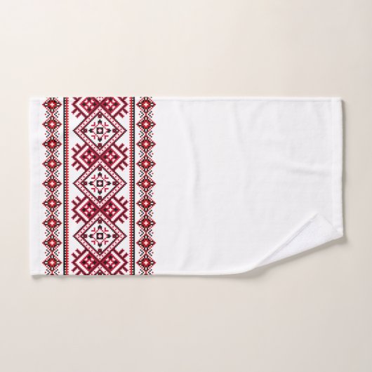 Oekraïense Vyshyvanka ontwerp badhanddoek set Bad Handdoek (Handdoek)