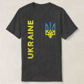 Oekraïense wapenschild Emblem Oekraïense vlag T-shirt (Design voorkant)