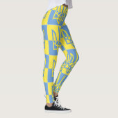 Oekraïense wapenstilstand Poseidon Trident Tryzub Leggings (Rechts)