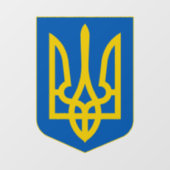 Oekraïense wapenstilstand raamsticker (Vel)