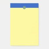Oekraïense wapenvlaggenstaat post-it® notes (Voorkant)