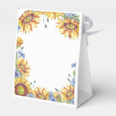 Oekraïense Waterverf Wedding Favor Box Bedankdoosjes (Achterkant)