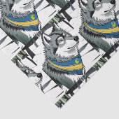 Oekraïense wolf symbool, sterke, trotse Oekraïne k Tissuepapier (Detail)