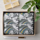 Oekraïense wolf symbool, sterke, trotse Oekraïne k Tissuepapier (Geschenk)