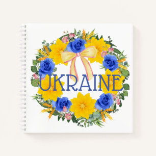 Oekraïense Wreater Flowers Faith Hope Notitieboek