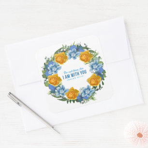 Oekraïense Wreaters Flowers Faith Sticker