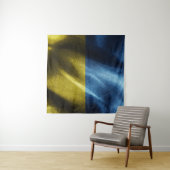 Oekraïense zijdevlag wandkleed (In Situ (horizontaal))