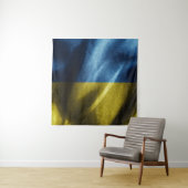 Oekraïense zijdevlag wandkleed (In situ)