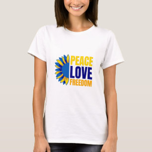 Oekraïense Zonnebloem - Steun Oekraïne T-shirt
