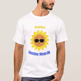 Oekraïense zonneschijnmodus: AAN T-shirt