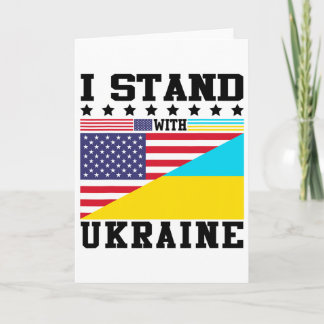 Oekraïne Amerikaanse trots vintage retro Oekraïens Kaart