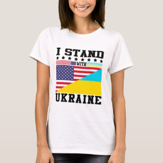 Oekraïne Amerikaanse trots vintage retro Oekraïens T-shirt