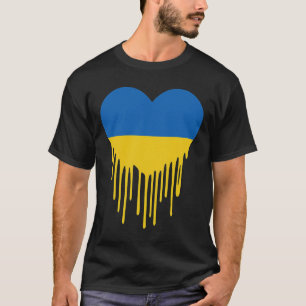 Oekraine Bloedend Hart Steun en Sta Bij Oekra T-shirt