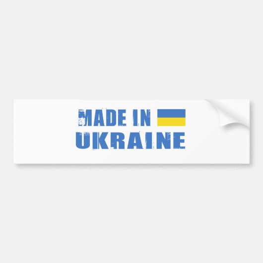 OEKRAÏNE BUMPERSTICKER (Voorkant)