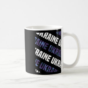 Oekraïne Camo Patroon Paarse Camouflage Koffiemok