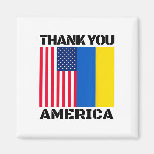 Oekraïne Dank je Amerika Amerikaanse Steun Magneet