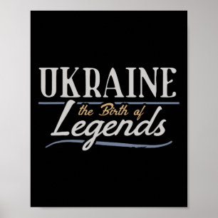 Oekraïne De Geboorte Van Legenden Poster