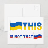 Oekraïne Dit is niet Briefkaart (Voorkant / Achterkant)