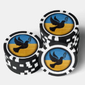 Oekraïne Dove of Peace Poker Chips (Opstapeling)