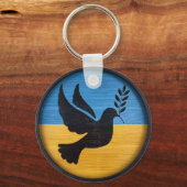 Oekraïne Dove of Peace Sleutelhanger (Voorkant)