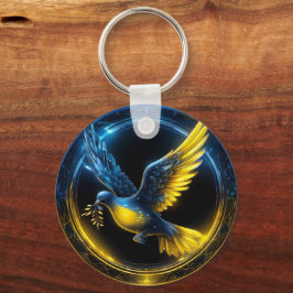 Oekraïne Dove of Peace Sleutelhanger