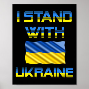 Oekraïne Drietand Oekraïense Vlag Oekraïense Vlag  Poster