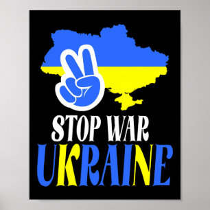 Oekraïne Drietand Oekraïense Vlag Oekraïense Vlag  Poster