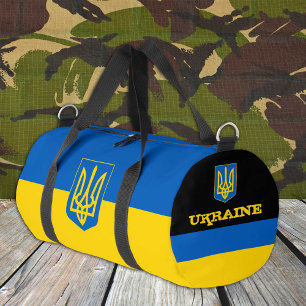 Oekraïne duffle, Oekraïense vlag fitness / sport Plunjezak