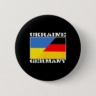 Oekraïne Duitsland Ronde Button 5,7 Cm