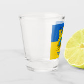 Oekraïne en Lviv-stad - wapenschild, Oekraïense vl Shot Glas (Links)
