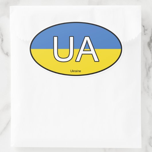 Oekraïne Euro Sticker (Tas)
