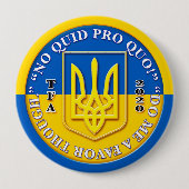 Oekraïne Geen Quid Pro Quo Button (Voorkant)