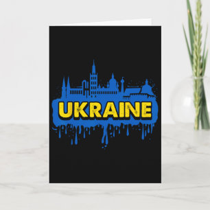 Oekraïne Geschenk Vlag Oekraïne Kiev Oekraïens Oek Kaart