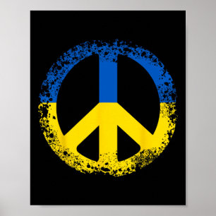 Oekraïne Geschenk Vlag Oekraïne Kiev Oekraïens Ukr Poster