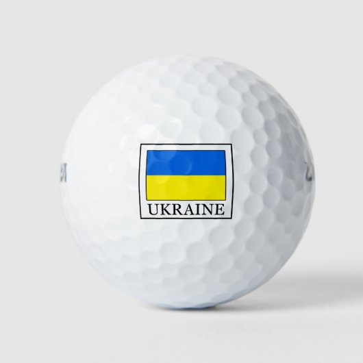 Oekraïne Golfballen (Voorkant)