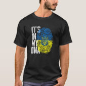 Oekraïne Het zit in mijn DNA T-shirt (Voorkant)