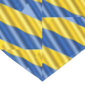 Oekraïne Inspiration Blue en Yellow Modern Elegant Tafelkleed (Gekanteld)