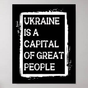 Oekraïne is een hoofdstad van het Grote-Volkspatri Poster