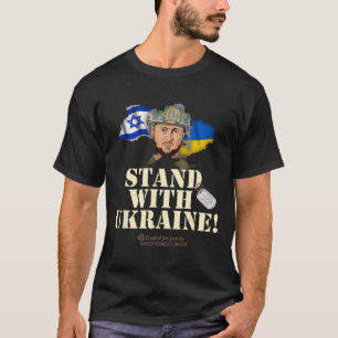 Oekraïne Israël Volodymyr Zelenskyy Steun Oekraïne T-shirt