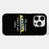 Oekraïne: "Karma komt in twee kleuren" Case-Mate iPhone Case (Achterkant (horizontaal))