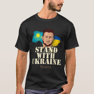 Oekraïne Kazachstan Volodymyr Zelensky Steun U T-shirt