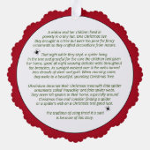 Oekraïne Kerst Spin Verhaal Ornament Kaart (Achterkant)