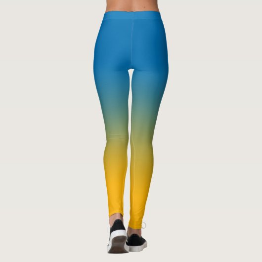 Oekraïne, kleuren van vrijheid leggings (Achterkant)