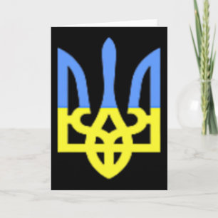 Oekraïne Kruiden Blauw En Geel Oekraïense Vlag Zak Kaart