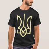 Oekraïne Leger Trident Symbool Midden-Oekraïens Ze T-shirt (Voorkant)