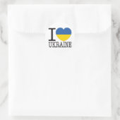 Oekraïne Liefde v2 Ronde Sticker (Tas)